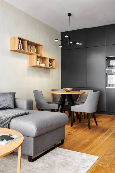 Realizace interiéru bytu v projektu Maison Ořechovka — HANÁK Nábytek