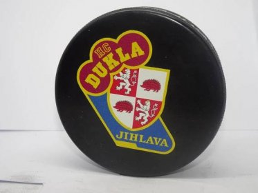 extraliga CHANCE LIGA hokej puk HC DUKLA JIHLAVA logo GUFEX edice - Sběratelství