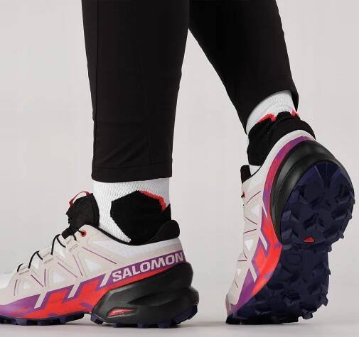 Dámské boty Salomon SPEEDCROSS 6 W Wht/Sparkling Grape | David sport Harrachov