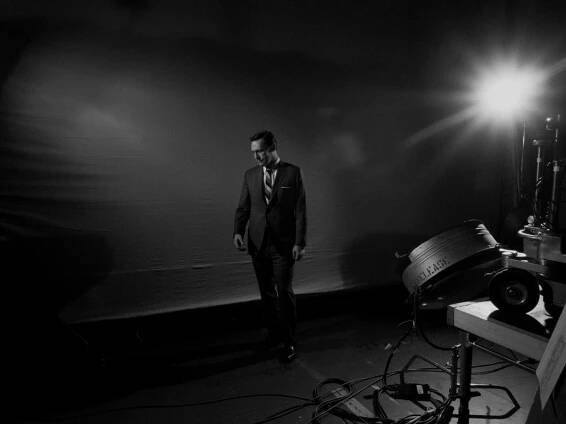 USA. Los Angeles, 2014. On the set of madmen (7th season).