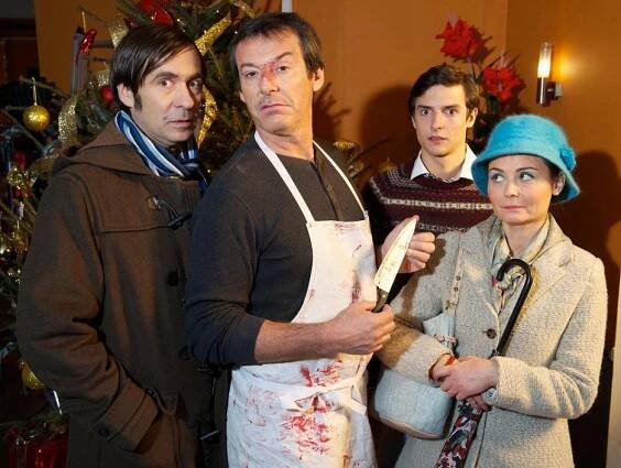 Nos chers voisins - Promo - Thierry Samitier, Jean-Luc Reichmann, Julien Frison, Christelle Reboul