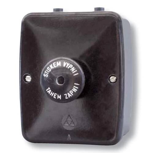 ABB spínač trojpólový stiskací 35303-71 černá 16A 400V