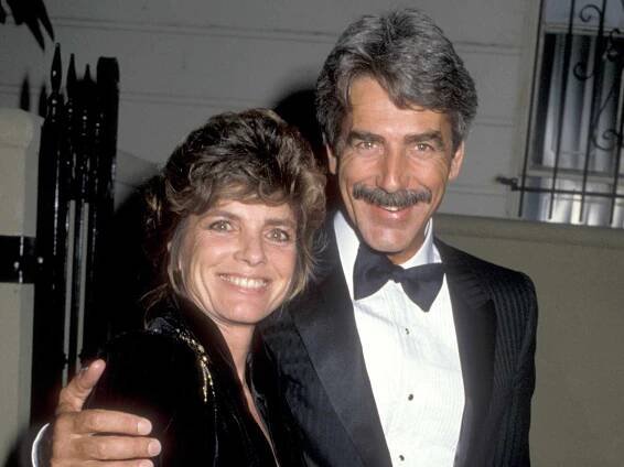 Katharine Ross and Sam Elliott attend the 12th Annual People's Choice Awards - After Party on March 11, 1986 at L'Ermitage Restaurant in Hollywood, California