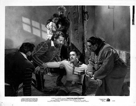 Captain from Castile - Fotosky - Jean Peters, Cesar Romero, Tyrone Power, Thomas Gomez