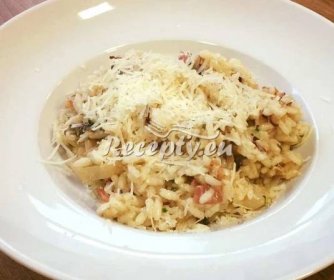 ᐉ Parmazánové risotto s houbami - recepty.eu