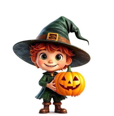 Ai Generované, Čarodejnica, Halloween