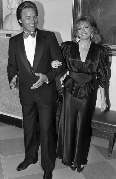 Don Johnson and Patti D'Arbanville attend an event at the White House