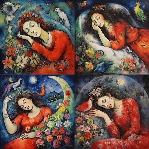 Art Inspiration & Painting Styles by Marc Chagall