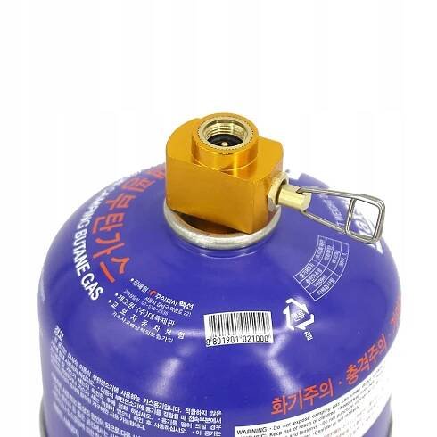 ADAPTÉR PLYNU 7/16" S VENTILEM na plynovou kartuši plynové kartuše en417 redukce Kód výrobce ADAPTER-GAZ-R