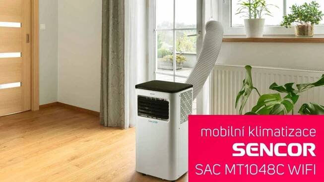 Unboxing, mobilní klimatizace s Wi-Fi - Sencor SAC MT1048C