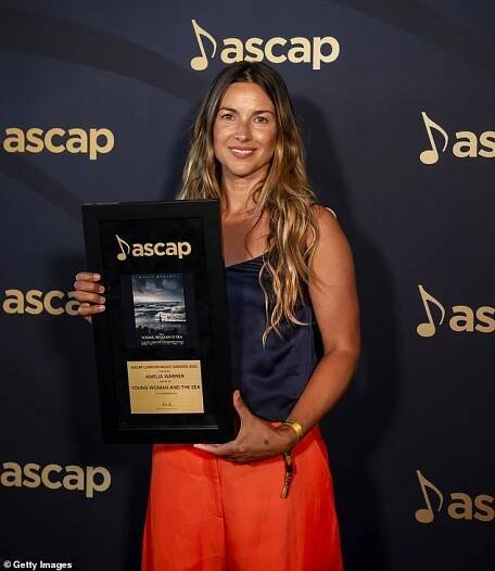 Amelia attended Tuesday night's ASCAP Awards at the Shard, where she won the Composer¿s Choice Accolade for Young Woman and the Sea