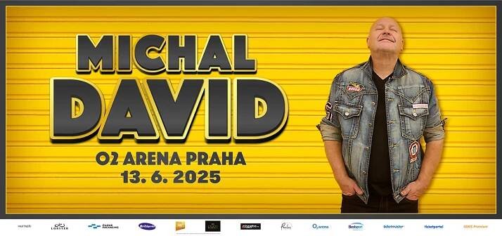 Vstupenka na koncert Michala Davida - Praha - Bazar