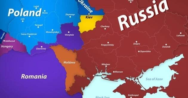 Ukrajina podle Medveděva: Ruský východ, území pro Poláky i Rumuny, Zelenskému zbude Kyjev