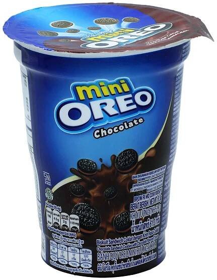 Oreo Mini Sušenky V Kelímku Čokoláda 61,3g 