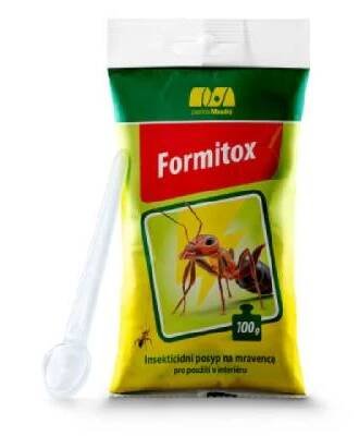 Formitox Extra insekticid k likvidaci mravenců, švábů, rybenek, much, sáček 100 g