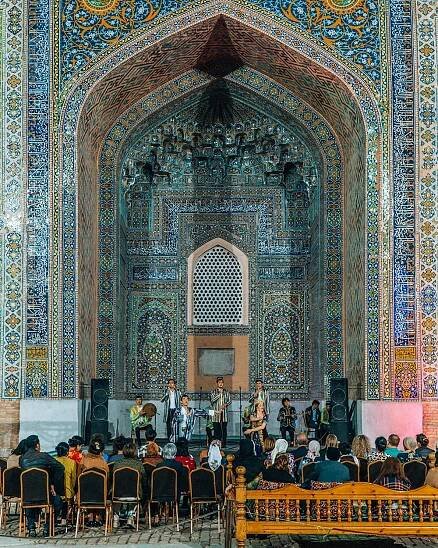 An Evening Musical Performance at Registan