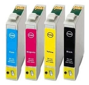 Sada 4ks Epson T0715 (T0711 T0712 T0713 T0714) Epson Stylus - kompatibilní inkoustové náplně (cartridge) - Epson - Můj Toner