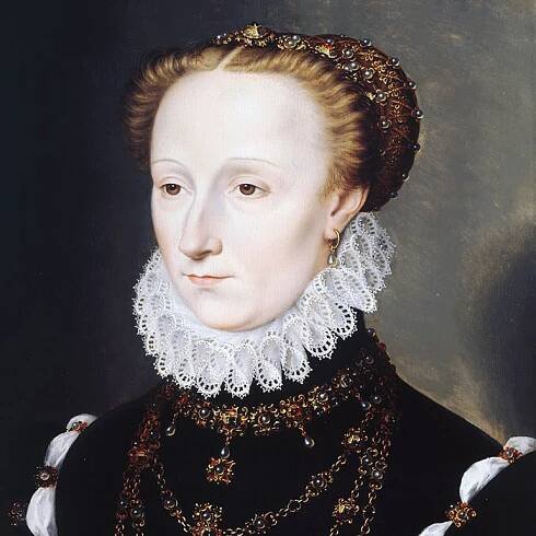 1570 - Madeleine Le Clerc du Tremblay by François Clouet 
