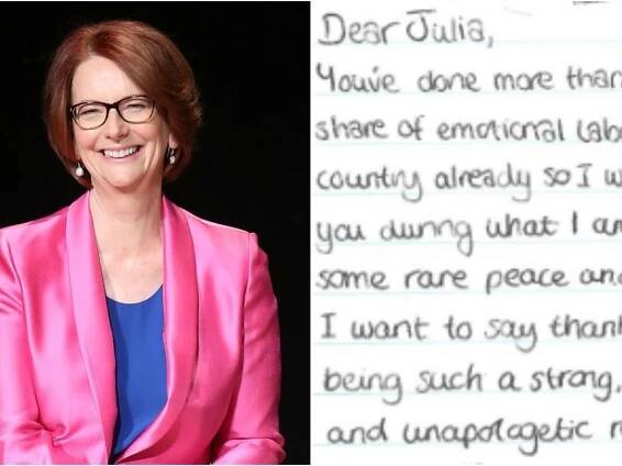 "You smashed that glass ceiling." The letter to Julia Gillard we all wish we could sign.