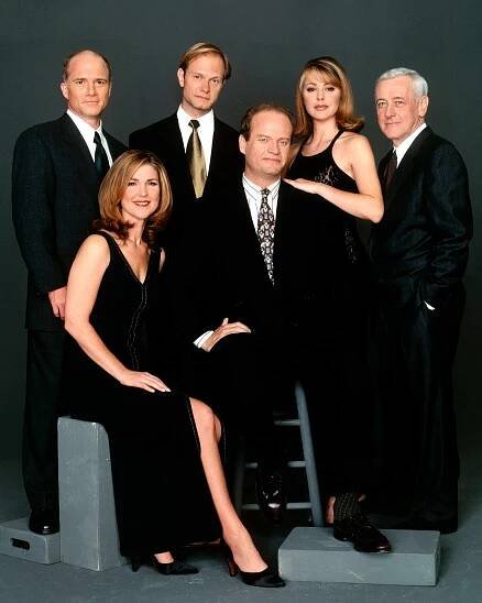 Dan Butler, Peri Gilpin, David Hyde Pierce, Kelsey Grammer, Jane Leeves, John Mahoney - Frasier - Promo