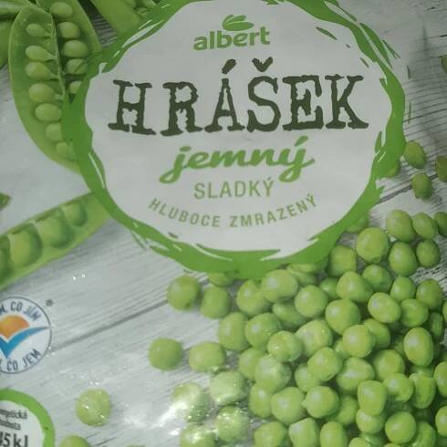 Mražený hrášek jemný sladký Albert