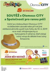 Soutěž s Olomouc CITY a Společností pro ranou péči | OC CITY Olomouc