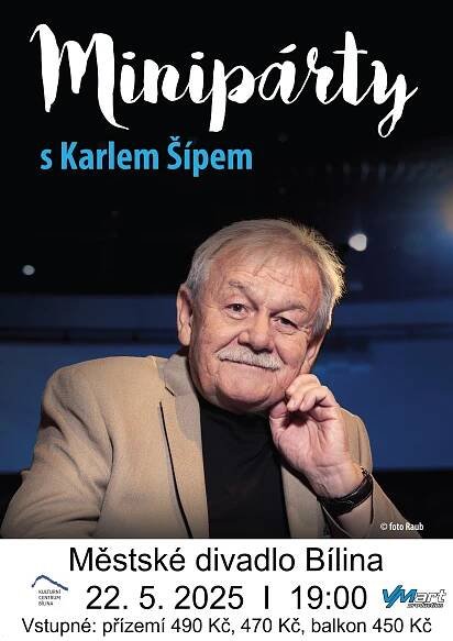Karel Šíp baví přes čtyřicet let, v Minipárty má co vyprávět - Kulturní centrum Bílina