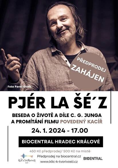 Pjér la Šéz: Beseda o životě a díle C. G. Junga a promítání | Hradec Králové.cz