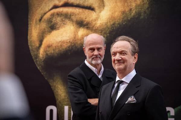 World premiere at the grand opening ceremony at The 52nd Norwegian International Film Festival in Haugesund. - Erik Poppe, Gard B. Eidsvold - Quisling - Poslední dny - Z akcí