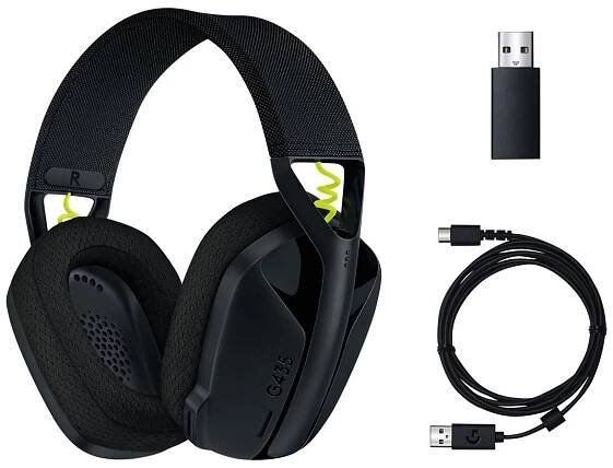 Logitech Lightspeed G435 - Náhlavní souprava - plná velikost - Bluetooth / 2,4 GHz