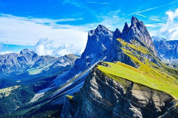 Hora, Dolomity, Příroda, Itálie, Nebe
