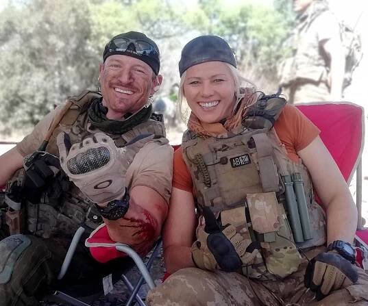 Lee-Anne plays TJ in the new action movie, Rogue