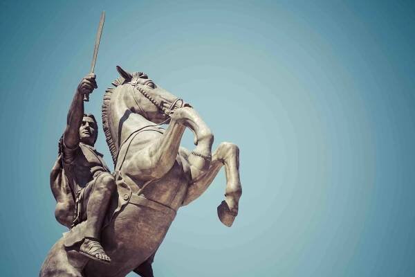 Alexander the Great statue