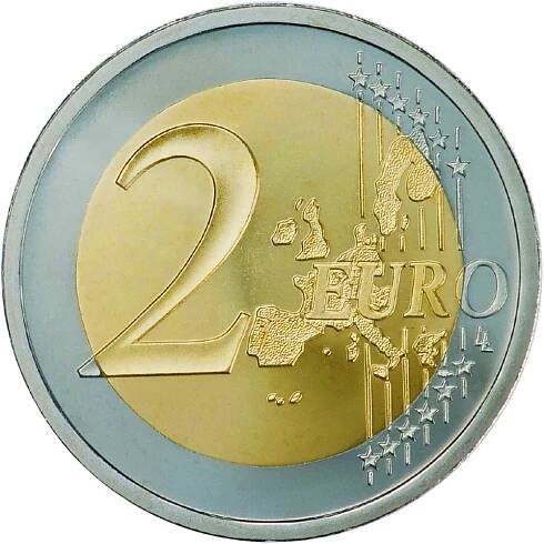 Euro banknotes and coins in pictures