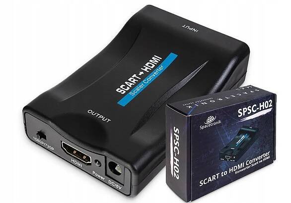 Spacetronik SPSC-H02 převodník Scart/HDMI