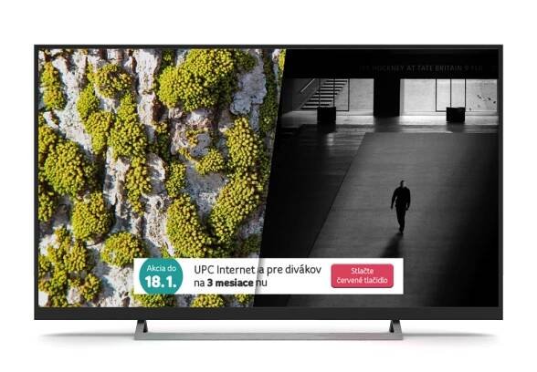 ukázka vizualizace kampaně v HbbTV