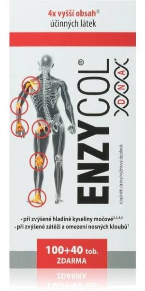 Enzycol Enzycol doplněk stravy pro regulaci množství kyseliny močové v organismu