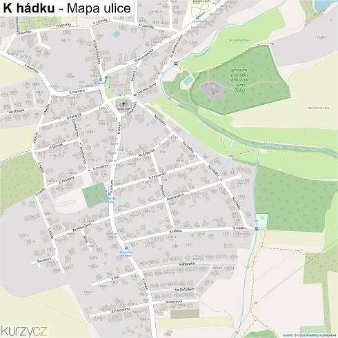 K hádku - mapy | Kurzy.cz