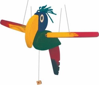 Woody Létací papoušek malý - 30 cm