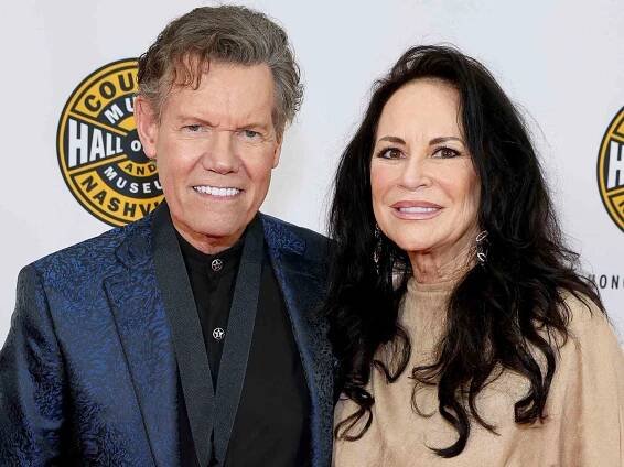 Randy Travis and Mary Travis attend the class of 2022 Medallion Ceremony at Country Music Hall of Fame and Museum on October 16, 2022 in Nashville, Tennessee