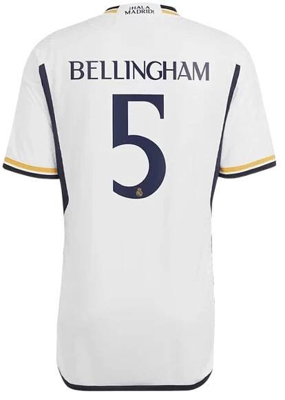 Real Madrid white Bellingham Jersey