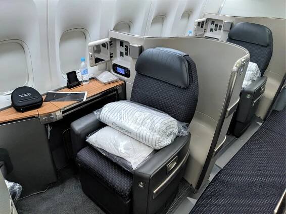 American Airlines flagship first class seat