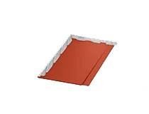 PREFA falcovaný šindel DS.19 pro napojení, stucco 245 x 262 mm, Oříšková P10 / balení 16 ks