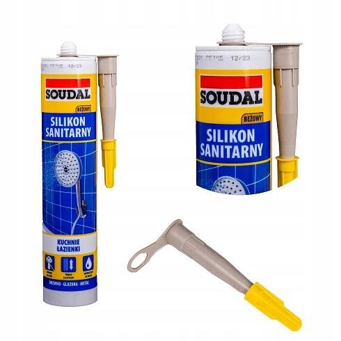 Soudal sanitární silikon béžový těsnící