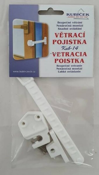 Kubíček Větrací pojistka KUB-14 bílá