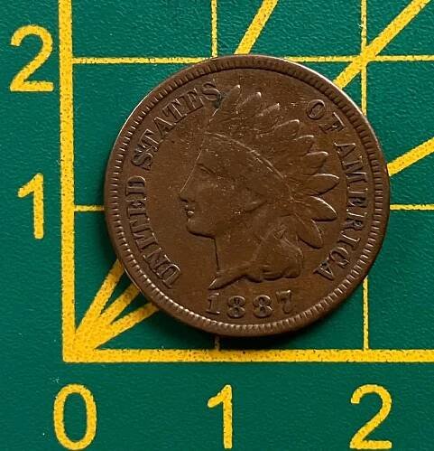 Mince 1 cent 1887 USA #647 - Numismatika
