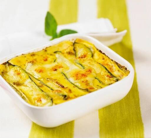 Smetanové cuketové lasagne