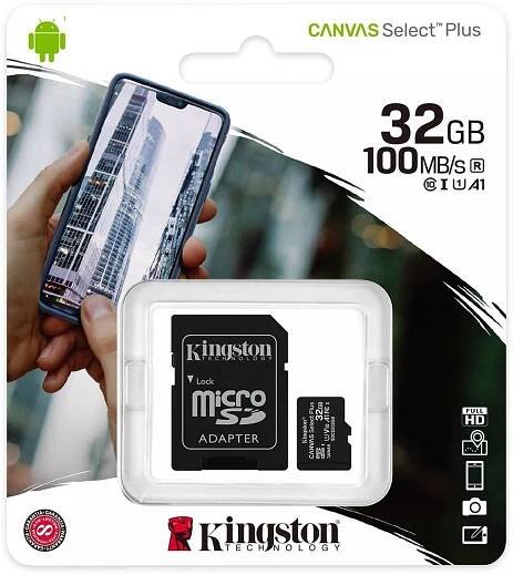Paměťová karta Kingston Canvas Select Plus 64GB