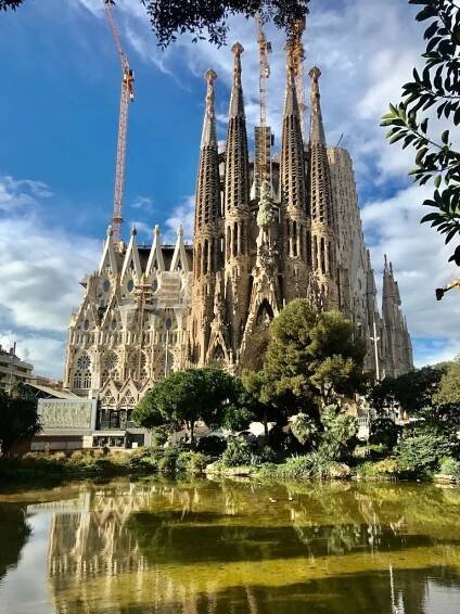 basilica de la sagrada familia in Barcelona