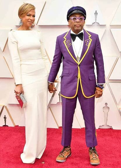 Tonya Lewis Lee and filmmaker Spike Lee